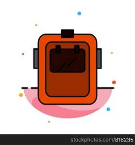 Mask, Welding, Protection, Welder, Headgear Abstract Flat Color Icon Template