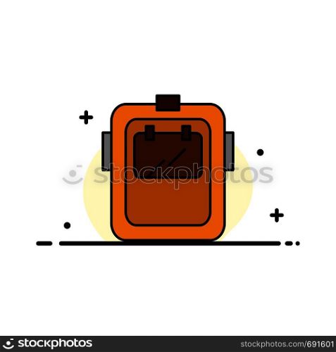 Mask, Welding, Protection, Welder, Headgear Business Flat Line Filled Icon Vector Banner Template