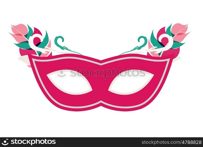 Masquerade Carnival Mask Icon Vector Illustration EPS10. Masquerade Carnival Mask Icon Vector Illustration