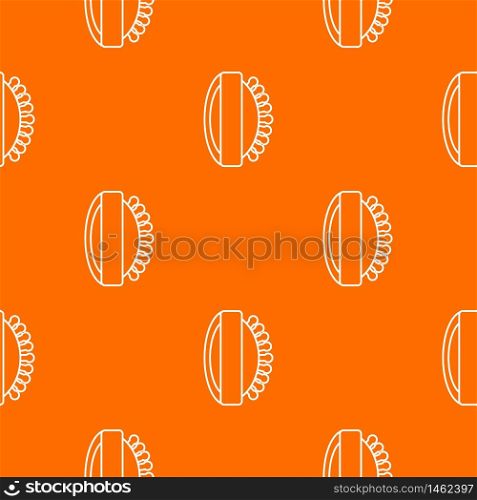 Massage brush pattern vector orange for any web design best. Massage brush pattern vector orange