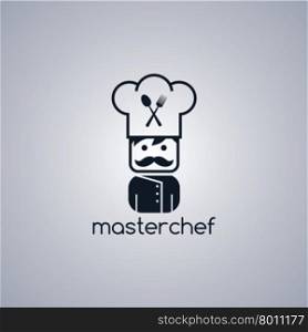 master chef cartoon. master chef cartoon character theme vector art illustration