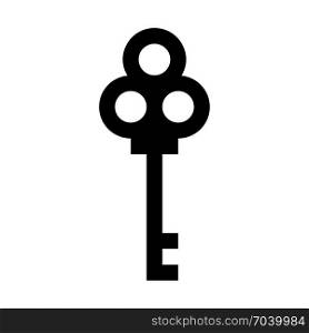 master key, icon on isolated background