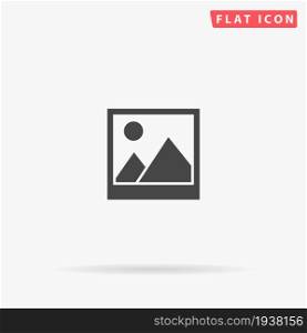 Masterpiece Picture flat vector icon. Glyph style sign. Simple hand drawn illustrations symbol for concept infographics, designs projects, UI and UX, website or mobile application.. Masterpiece Picture flat vector icon