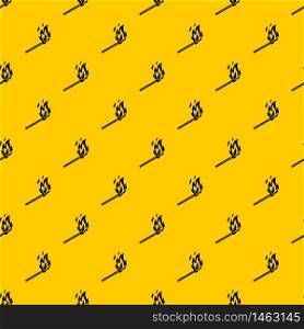 Match flame pattern seamless vector repeat geometric yellow for any design. Match flame pattern vector