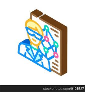 materials engineer technology isometric icon vector. materials engineer technology sign. isolated symbol illustration. materials engineer technology isometric icon vector illustration