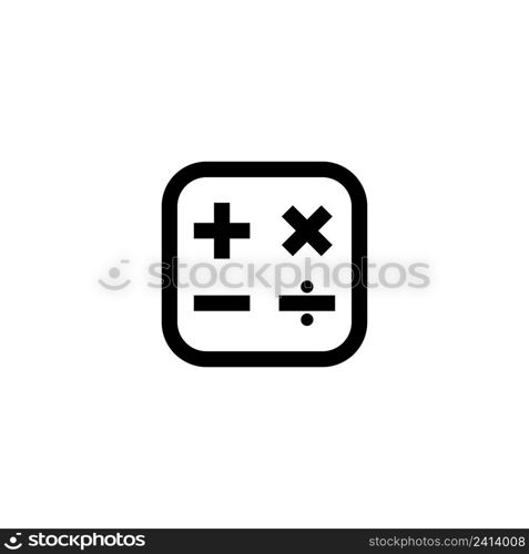 math icon vector design templates white on background