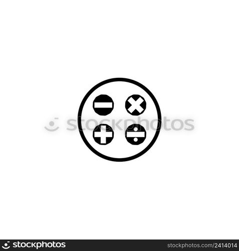 math icon vector design templates white on background