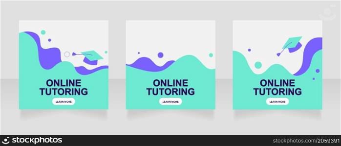 Mathematics online tutor web banner design template. Vector flyer with text space. Advertising placard with customized copyspace. Promotional printable poster for advertising. Graphic layout. Mathematics online tutor web banner design template