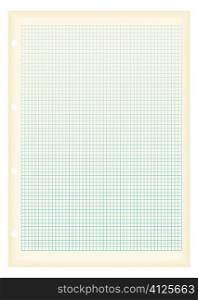 Maths inspired graph paper with small sqaures grunge effect