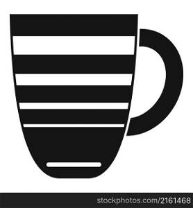 Matte mug icon simple vector. Hot cup. Ceramic drink mug. Matte mug icon simple vector. Hot cup