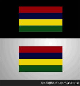 Mauritius Flag banner design