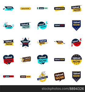 Maximize your marketing efforts with the Upload Now Vector Pack 25 High Quality Designs