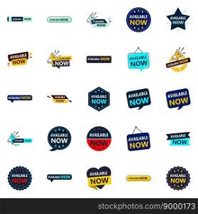 Maximize Your Potential with Available Now 25 Professional Vector Banners