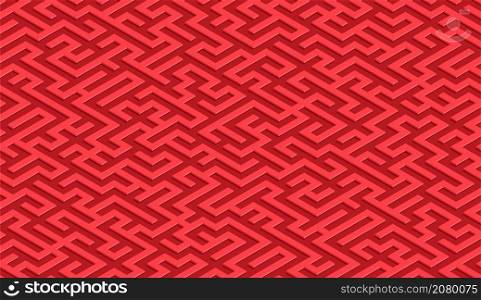 Maze pattern abstract background with colorful labyrinth for mobile lock screen, poster or wallpaper