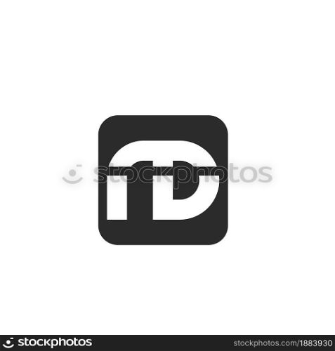 Md or nd Letter vector icon Template Illustration design template