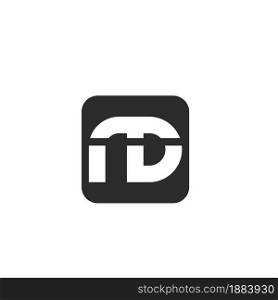 Md or nd Letter vector icon Template Illustration design template
