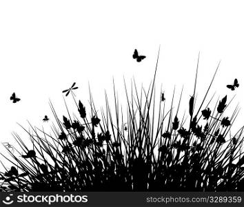 Meadow silhouette