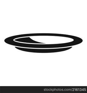 Meal plate icon simple vector. Dinner plate. Food meal. Meal plate icon simple vector. Dinner plate