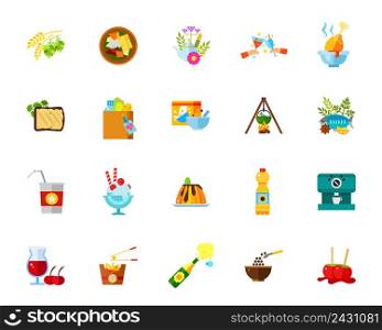 Meals icon set. Can be used for topics like food, diet, breakfast, dish