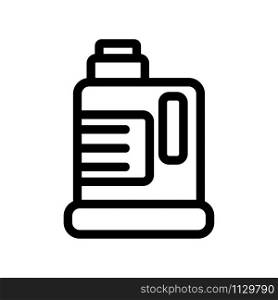 means for cleaning the vector icon. A thin line sign. Isolated contour symbol illustration. means for cleaning the vector icon. Isolated contour symbol illustration