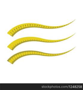 measuring tape centimeter vector illustration