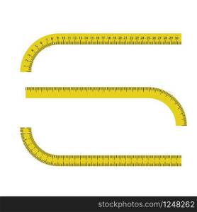 measuring tape centimeter vector illustration