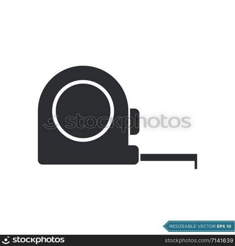 Measuring tape Icon Vector Template