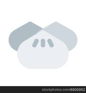 meat bun, icon on isolated background