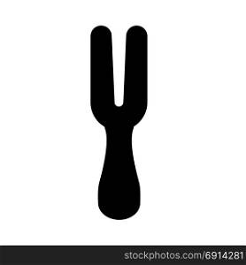 meat fork, icon on isolated background