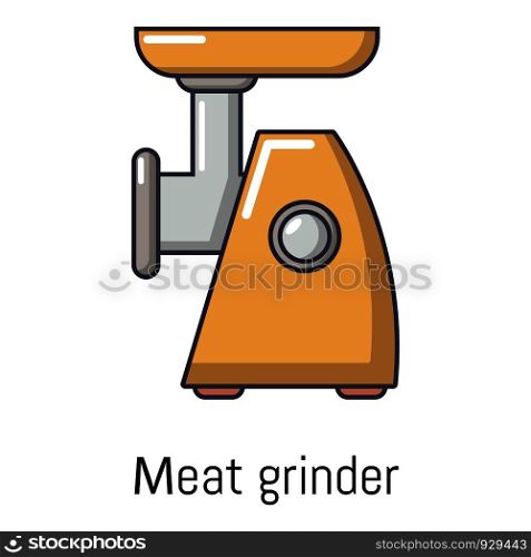 Meat grinder icon. Cartoon illustration of meat grinder vector icon for web. Meat grinder icon, cartoon style