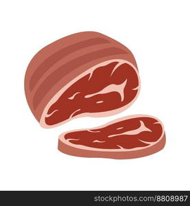 meat icon logo vector design template