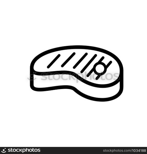 Meat icon vector logo template