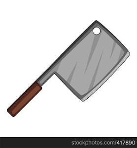 Meat knife icon. Cartoon illustration of meat knife vector icon for web. Meat knife icon, cartoon style