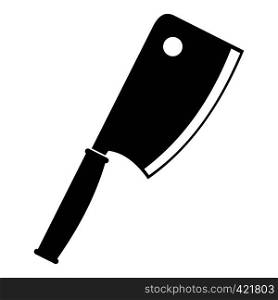Meat knife icon. Simple illustration of meat knife vector icon for web. Meat knife icon, simple style