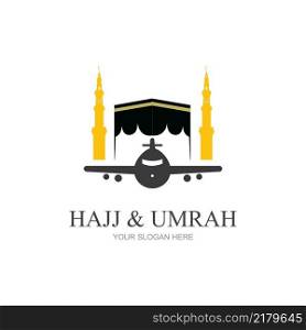 mecca travel logo, Al haj   umrah mubarak tour symbol