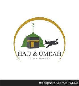 mecca travel logo, Al haj   umrah mubarak tour symbol