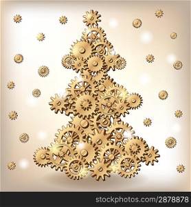 Mechanical Christmas tree