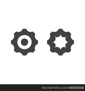 Mechanical Gear Logo Template Vector Element
