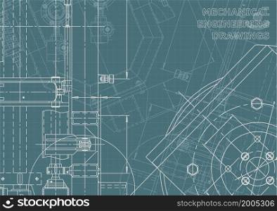 Mechanical instrument making. Corporate Identity. Technical abstract backgrounds. Technical. Blueprint, background. Instrument-making Corporate Identity