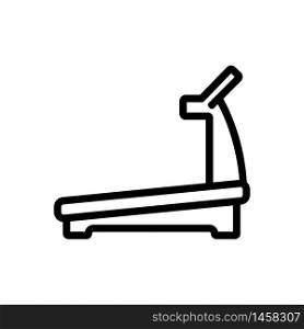 mechanical treadmills. mechanical treadmills?at angle icon vector outline illustration