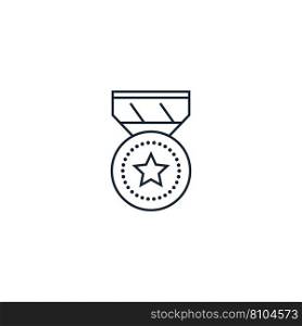 Medal creative icon from war icons collection Vector Image