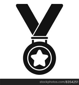 Medal effort icon simple vector. Work idea. Career union. Medal effort icon simple vector. Work idea