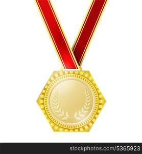 Medal for the winner - vector