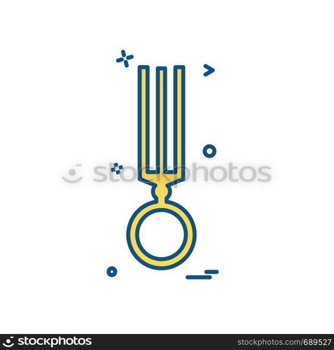 Medal icon design vector