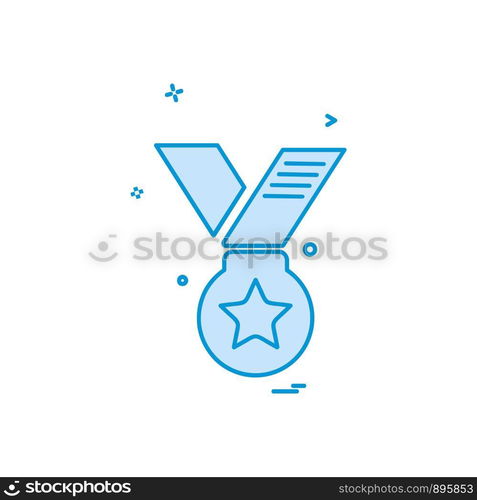 Medal icon design vector