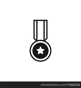 Medal icon graphic design template vector isolated. Medal icon graphic design template vector