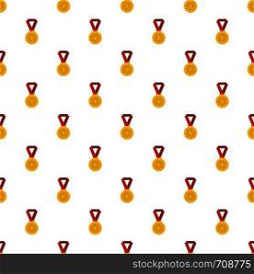 Medal pattern seamless in flat style for any design. Medal pattern seamless