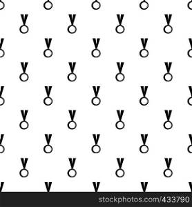 Medal pattern seamless in simple style vector illustration. Medal pattern vector