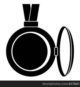 Medallion icon. Simple illustration of medallion vector icon for web. Medallion icon, simple style