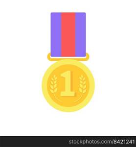 Medals are awarded to the winners of the sporting events.